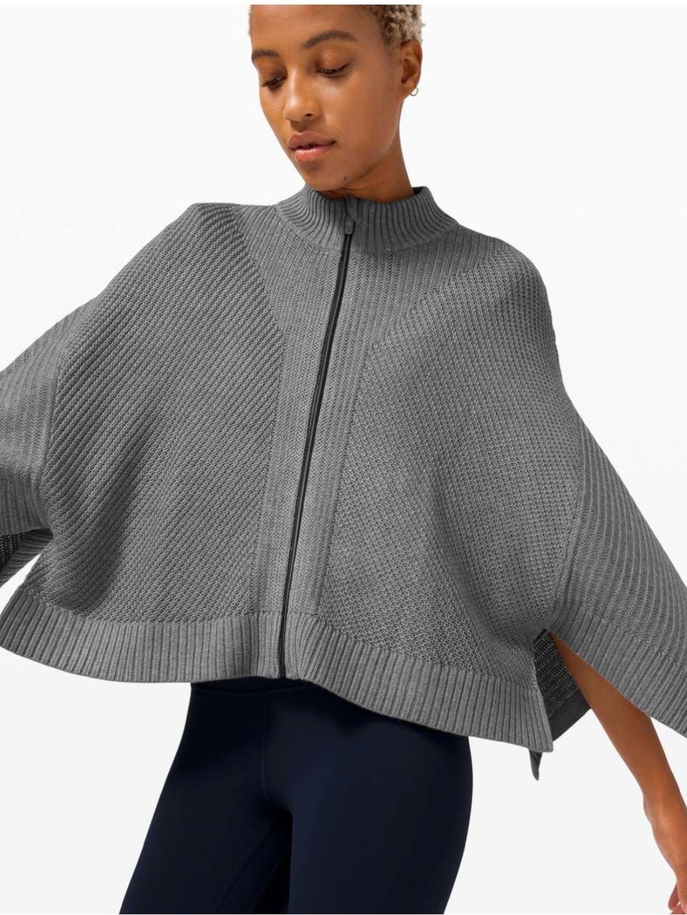 Lululemon Softer Still Wrap in Heathered Asphalt Grey | W9CZNS